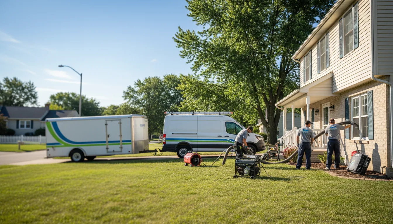 Flooded Basement Restoration And Cleanup With Repair in Kunkle, OH near me